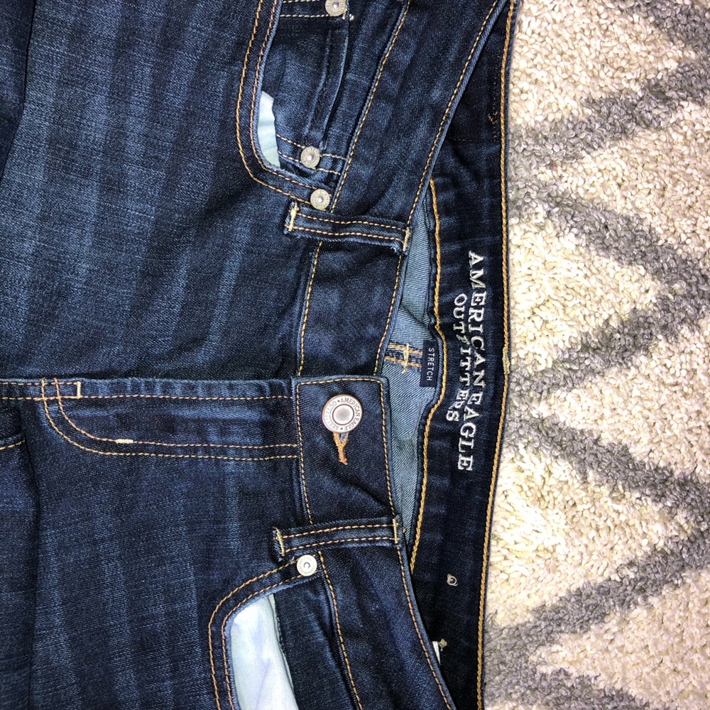 American Eagle Women’s Size 10 Stretch Jeans Bootcut - Picture 3 of 5